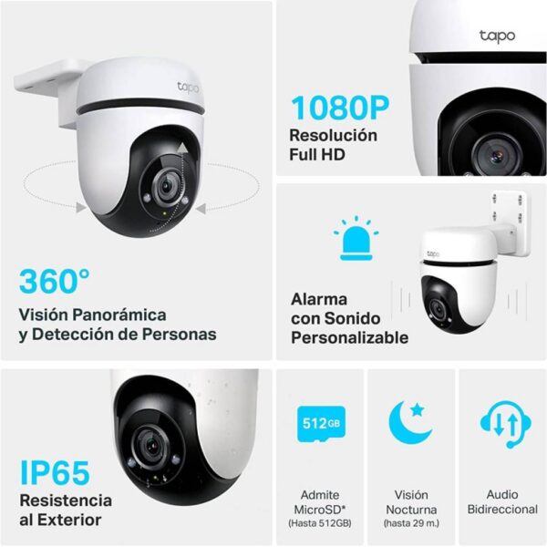 Cámara Seguridad Exterior Tp-link Tapo C500 Full Hd Con Seguimiento Personas - Imagen 2