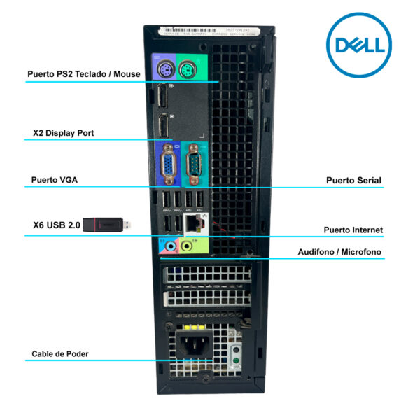 Torre Pc I5 - 16gb Ram - 500gb Hdd - Win10 Para Oficina -980 - Imagen 5