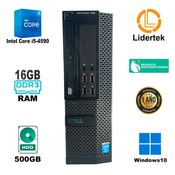 Torre Pc I5 - 16gb Ram - 500gb Hdd - Win10 Para Oficina -980 - Imagen 2