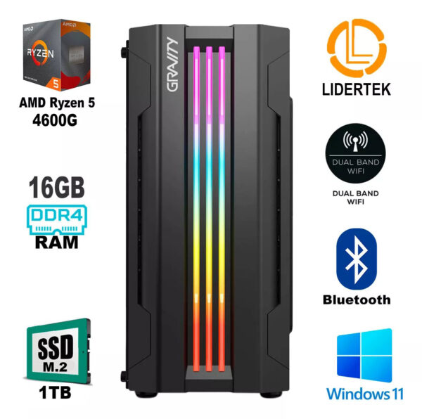 Pc Gamer Full Ryzen 5 Completa Armada 16gb Ram Ssd M2 1Tb - Imagen 2