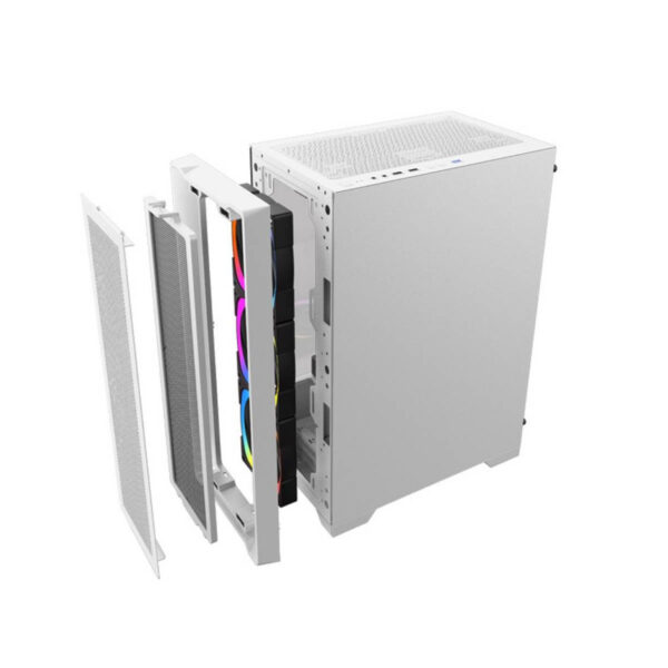 Gabinete Blanco Para Torre Pc Gamer ShotGaming SUP-8505 Aero - Imagen 2