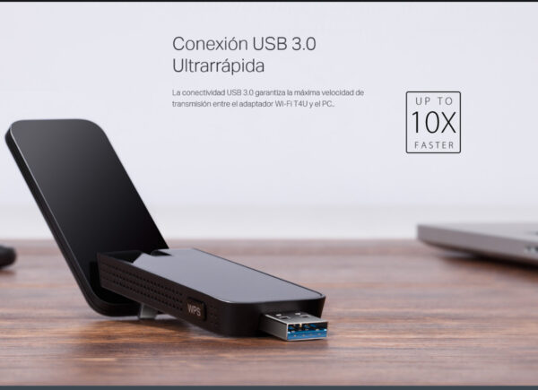 Antena Usb Wifi Tp-link T4u Alta Ganancia Dual Banda 1300mbs - Imagen 2