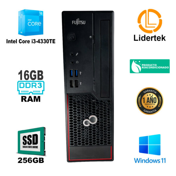 Torre Pc Escritorio Intel Core I3 16gb Ram Ssd Windows 11 - Imagen 2