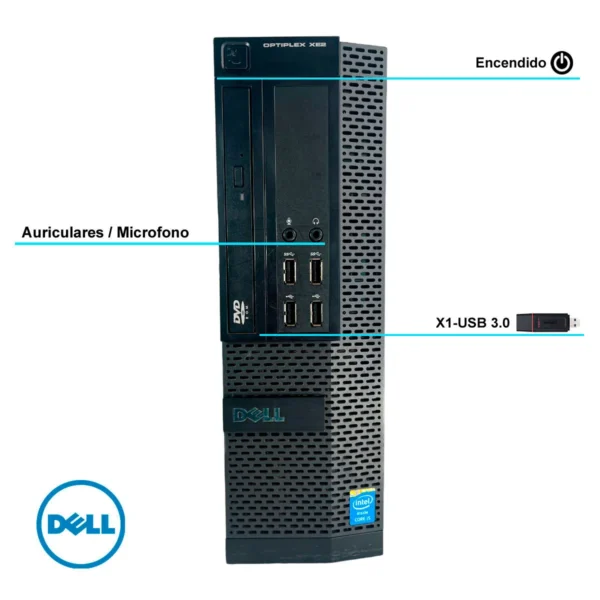 Torre Pc Escritorio Core i5 16gb Ram - Ssd 240gb + Hdd 500gb - Imagen 3