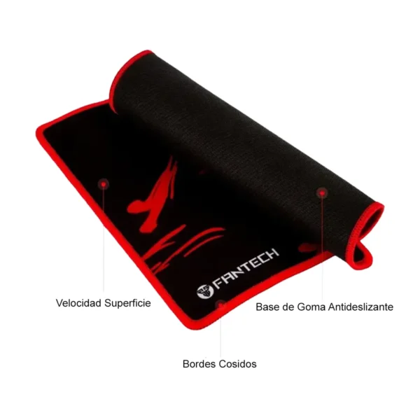 Mousepad Gaming Fantech Sven MP25 25x21cm Antideslizante - Imagen 2