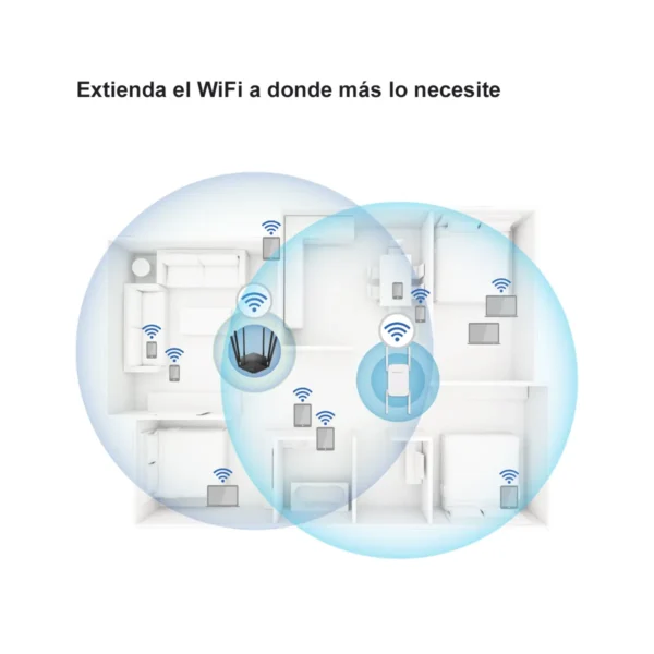 Extensor Repetidor Wifi Mercusys Me50g Dual Band Gigabit - Imagen 7