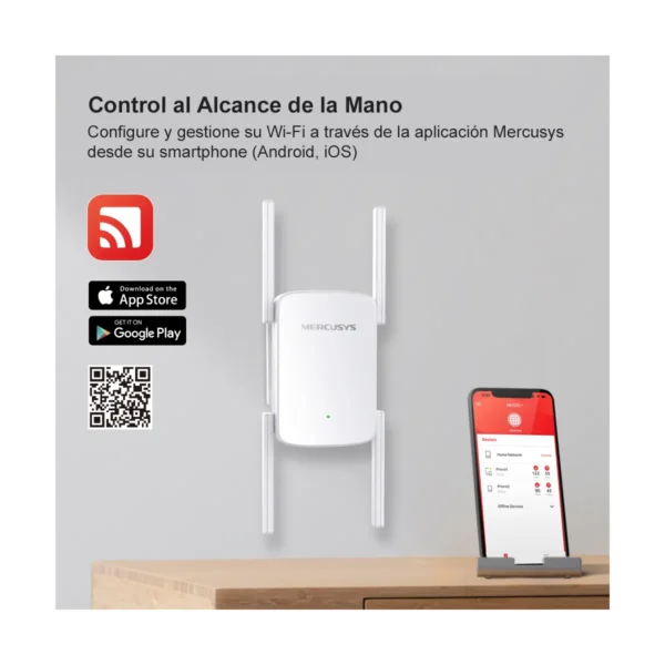 Extensor Repetidor Wifi Mercusys Me50g Dual Band Gigabit - Imagen 9