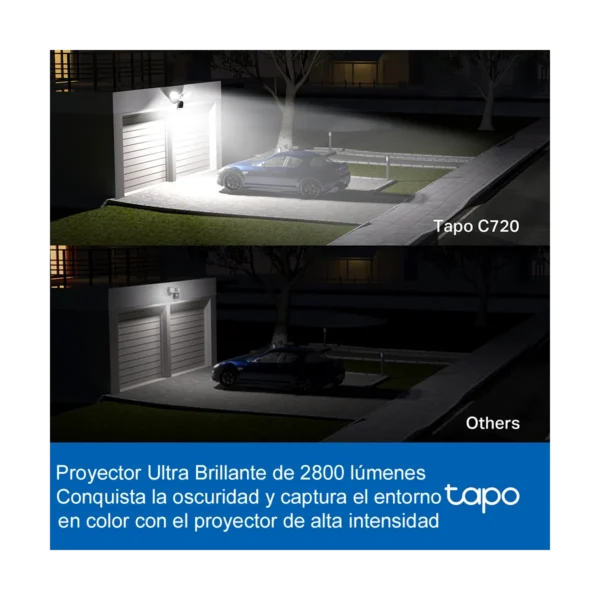 Cámara de Seguridad TP-Link Tapo C720 4MP Visión Nocturna - Imagen 3