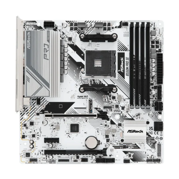 Motherboard Asrock B550m Pro Se Ryzen 5 Ryzen 7 Am4 Ddr4