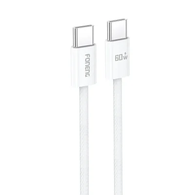 Cable Tipo C A C Foneng X110 60w Carga Rápida Trenzado 1.2m