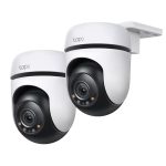Kit x2 Cámaras Seguridad Exterior 2k 3mp Tapo C510 Grio 360