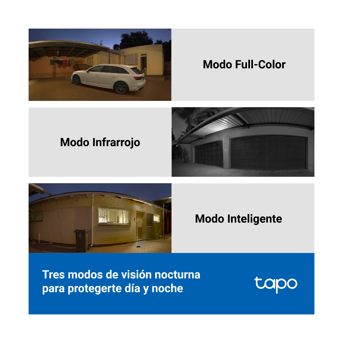 Kit x2 Cámaras Seguridad Exterior 2k 3mp Tapo C510 Grio 360