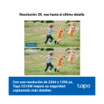 Kit x2 Cámaras Seguridad Exterior 2k 3mp Tapo C510 Grio 360
