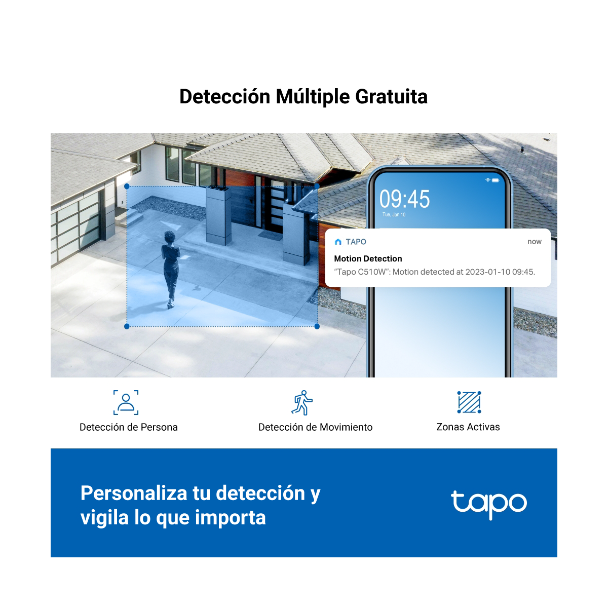 Kit x2 Cámaras Seguridad Exterior 2k 3mp Tapo C510 Grio 360